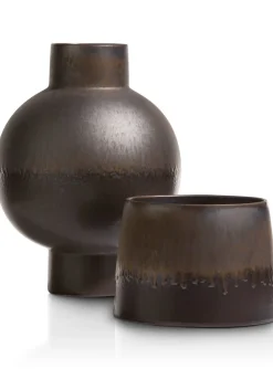 COCOmaison Potten En Bloempotten>Lara bloempot H17cm - Grijs