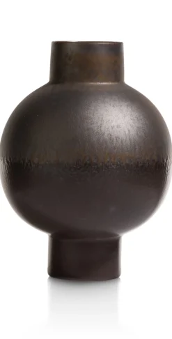 COCOmaison Vazen>Lara vaas H38cm - Grijs