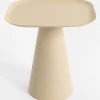 COCOmaison Bijzettafels>Leah bijzettafel H46cm - Cremekleurig