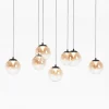 COCOmaison Hanglampen>Lexi hanglamp 7*LED - Amber