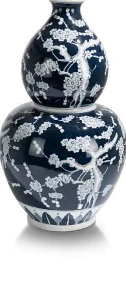 COCOmaison Vazen>Ling vaas H61cm - Blauw