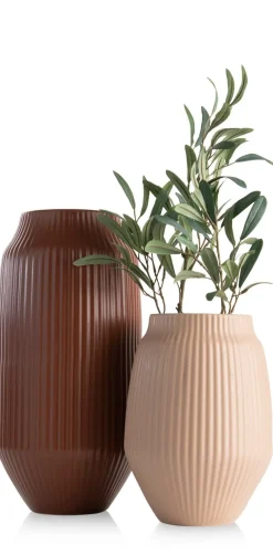 COCOmaison Vazen>Liv vaas H28cm - Beige