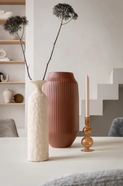 COCOmaison Vazen>Liv vaas H44cm - Terracotta