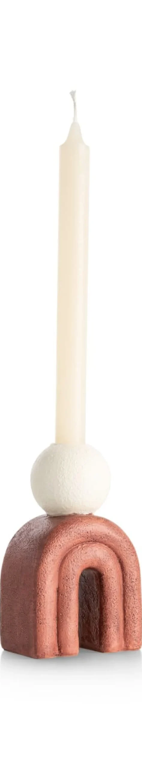 COCOmaison Kandelaars En Kaarsenhouders>Lot kandelaar H15,5cm - bruin