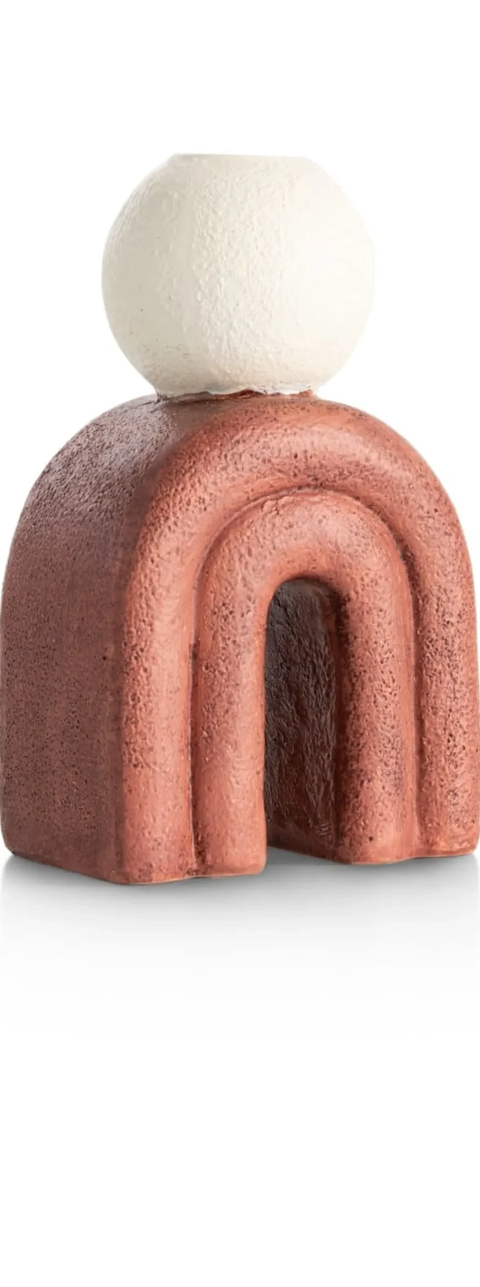 COCOmaison Kandelaars En Kaarsenhouders>Lot kandelaar H15,5cm - bruin