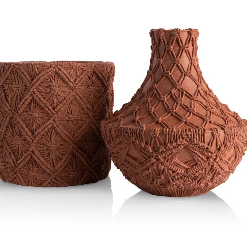 COCOmaison Vazen>Maeve vaas H33cm - Terracotta