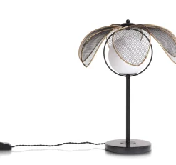 COCOmaison Tafellampen>Magnolia tafellamp H49cm 1*G9 - Zwart