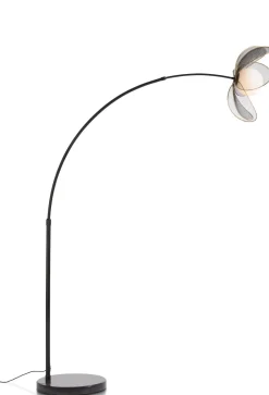 COCOmaison Vloerlampen>Magnolia vloerlamp H185cm 1*E14 - Zwart