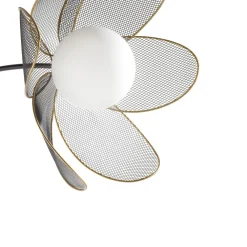 COCOmaison Vloerlampen>Magnolia vloerlamp H185cm 1*E14 - Zwart
