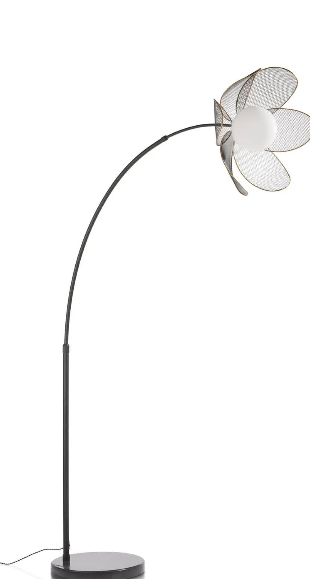 COCOmaison Vloerlampen>Magnolia vloerlamp H185cm 1*E14 - Zwart