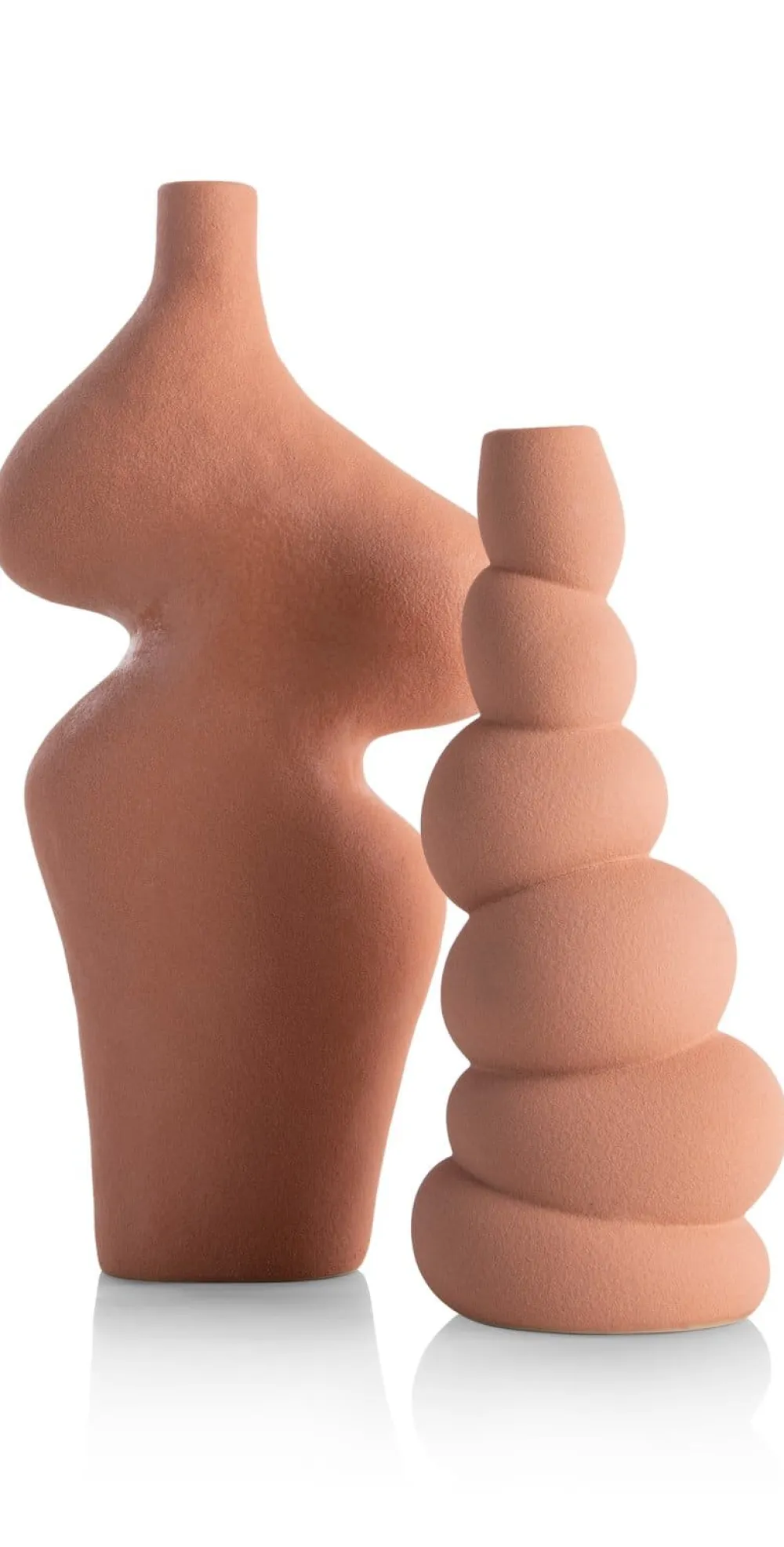 COCOmaison Kandelaars En Kaarsenhouders>Maria kandelaar H23,5cm - Terracotta