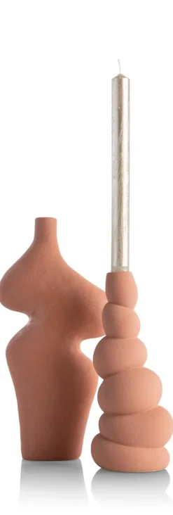 COCOmaison Vazen>Maria vaas H30,5cm - Terracotta