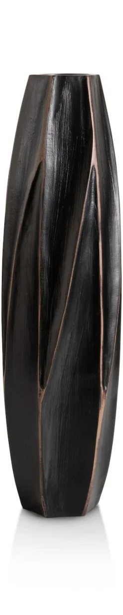 COCOmaison Vazen>Merle vaas H52cm - Zwart