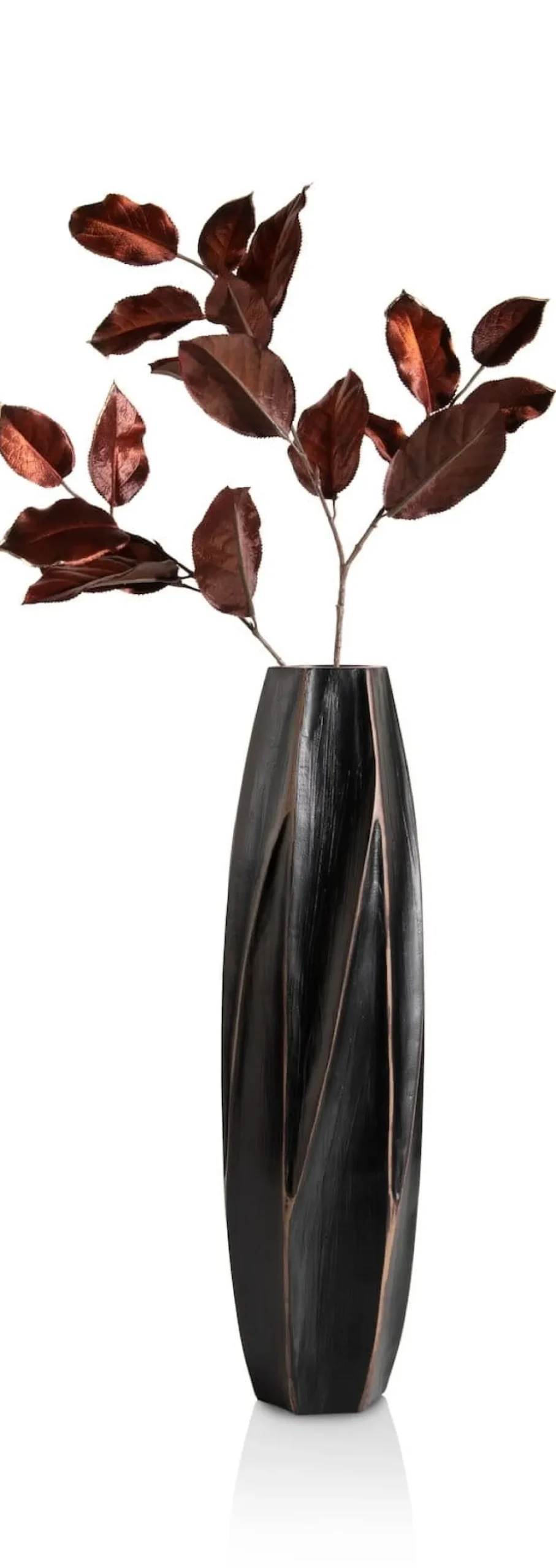 COCOmaison Vazen>Merle vaas H52cm - Zwart