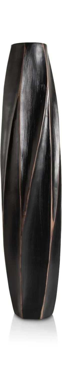COCOmaison Vazen>Merle vaas H81cm - Zwart