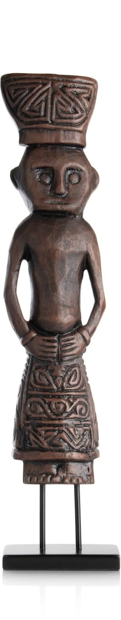 COCOmaison Beelden>Milan beeld H67,5cm - Bruin