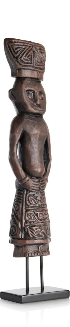 COCOmaison Beelden>Milan beeld H67,5cm - Bruin