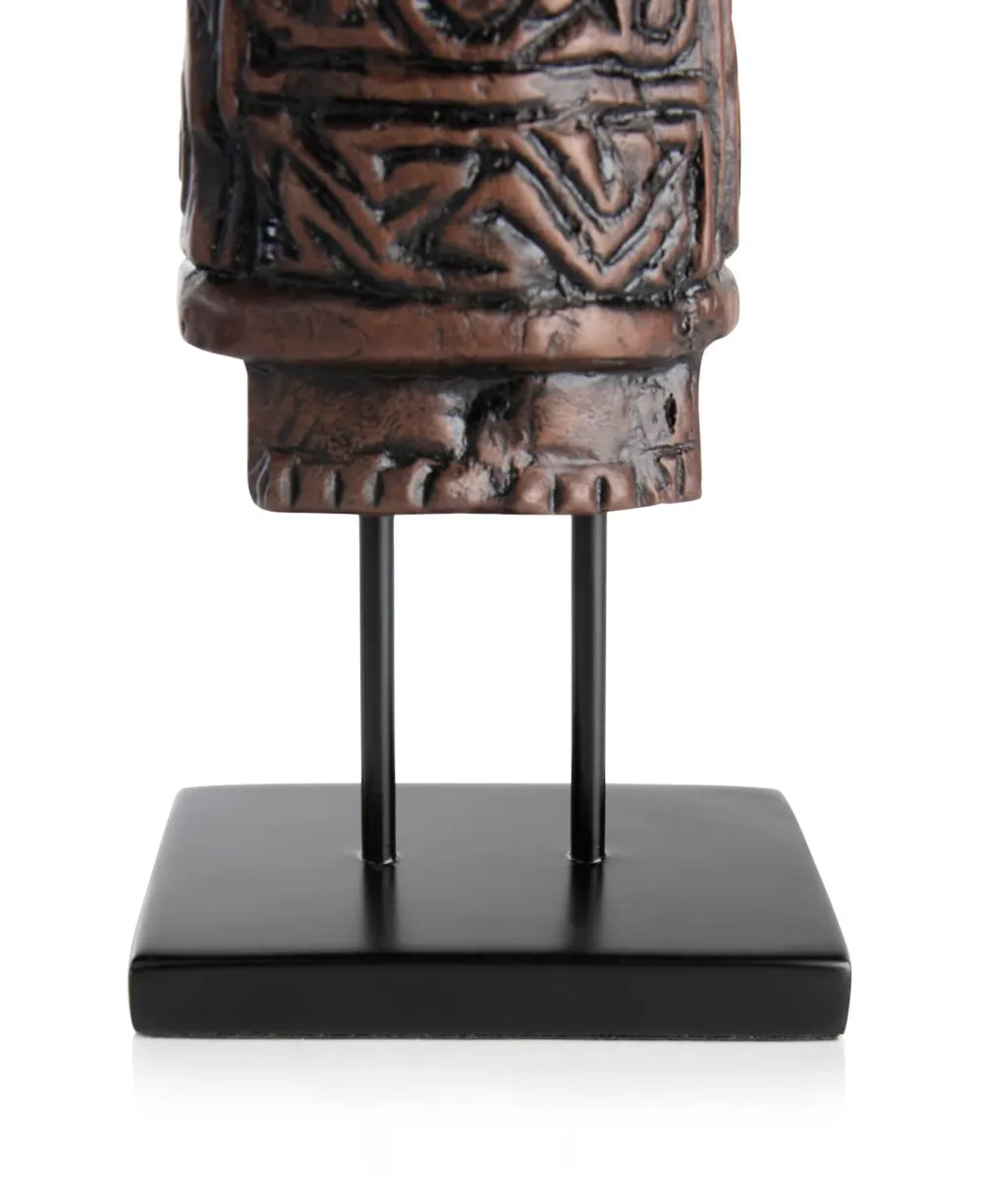 COCOmaison Beelden>Milan beeld H67,5cm - Bruin