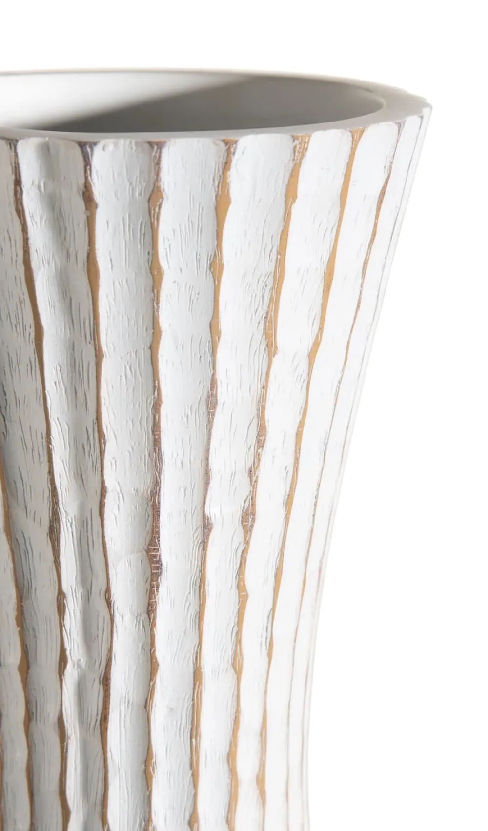 COCOmaison Vazen>Milou vaas H64,5cm - Wit