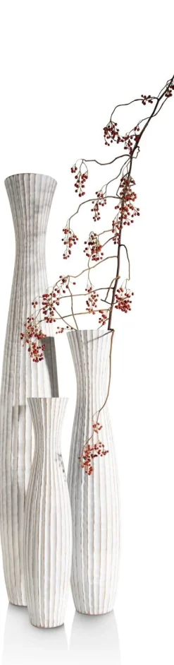 COCOmaison Vazen>Milou vaas H85cm - Wit
