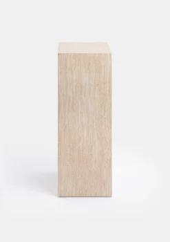 COCOmaison Bijzettafels>Nea pilaar H80cm - Cremekleurig
