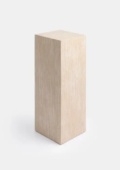 COCOmaison Bijzettafels>Nea pilaar H80cm - Cremekleurig