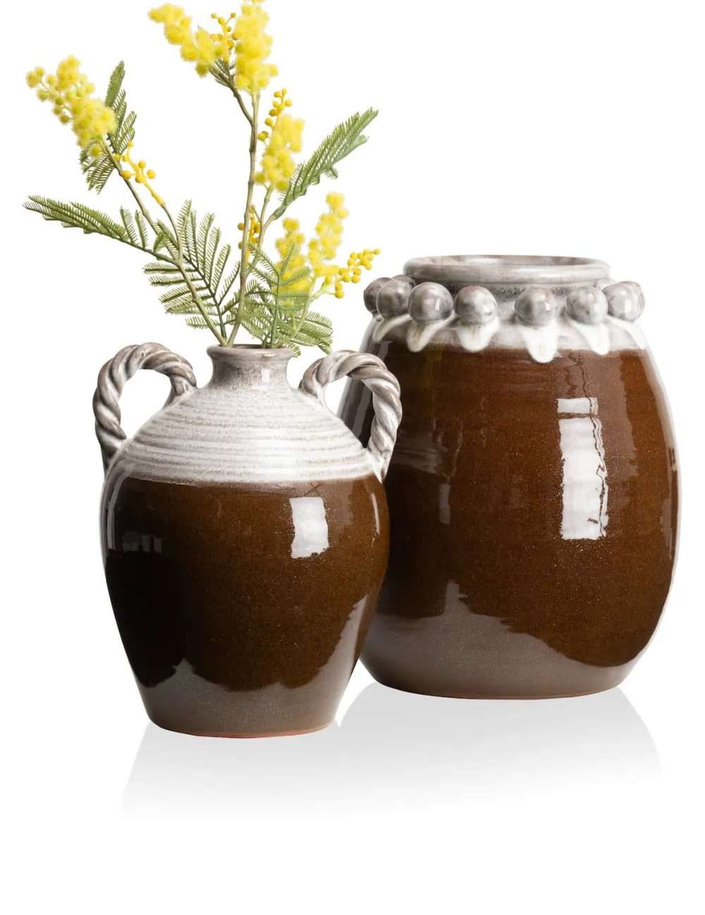 COCOmaison Vazen>Nera vaas H26cn - Bruin
