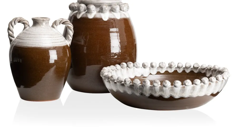 COCOmaison Vazen>Nera vaas H26cn - Bruin