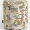 COCOmaison Poefs En Krukken>Noble poef H50cm - Groen