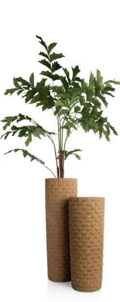 COCOmaison Potten En Bloempotten>Noud pot H69cm - Bruin