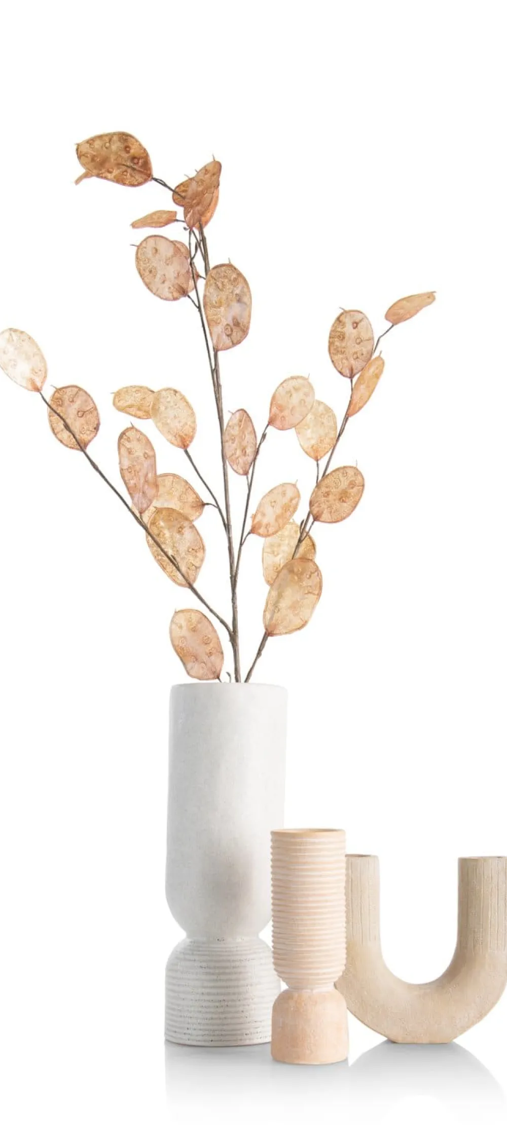 COCOmaison Vazen>Nova vaas H30,5cm - Wit