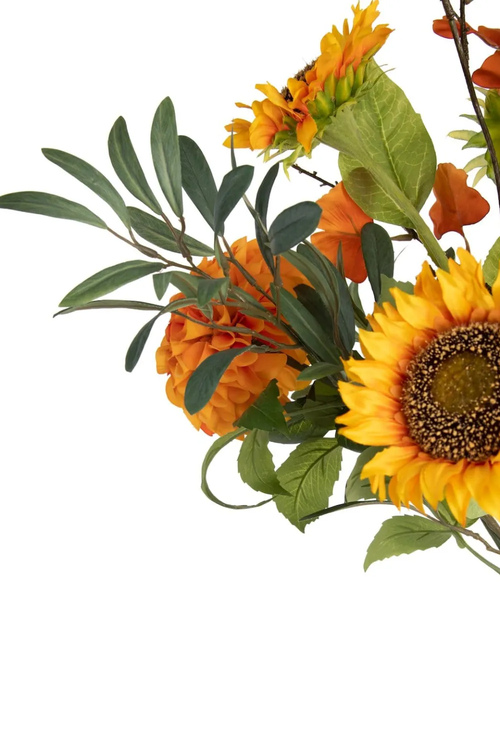 COCOmaison Kunstbloemen En -Planten>Olive Leaf Spray H82cm kunstbloem - Groen