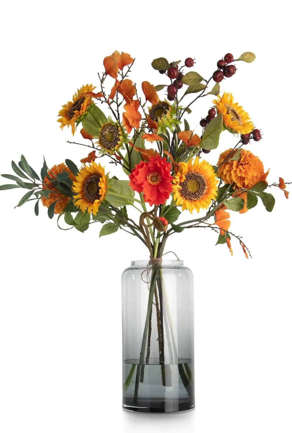 COCOmaison Kunstbloemen En -Planten>Olive Leaf Spray H82cm kunstbloem - Groen