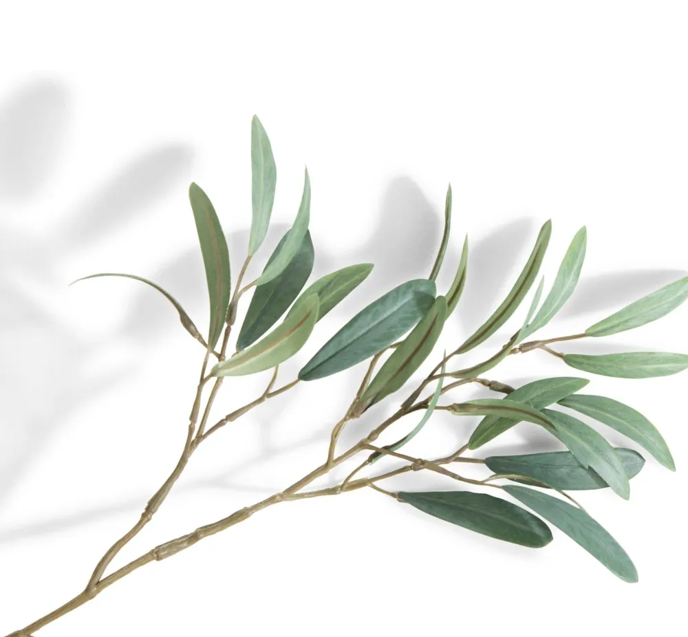 COCOmaison Kunstbloemen En -Planten>Olive Leaf Spray H82cm kunstbloem - Groen