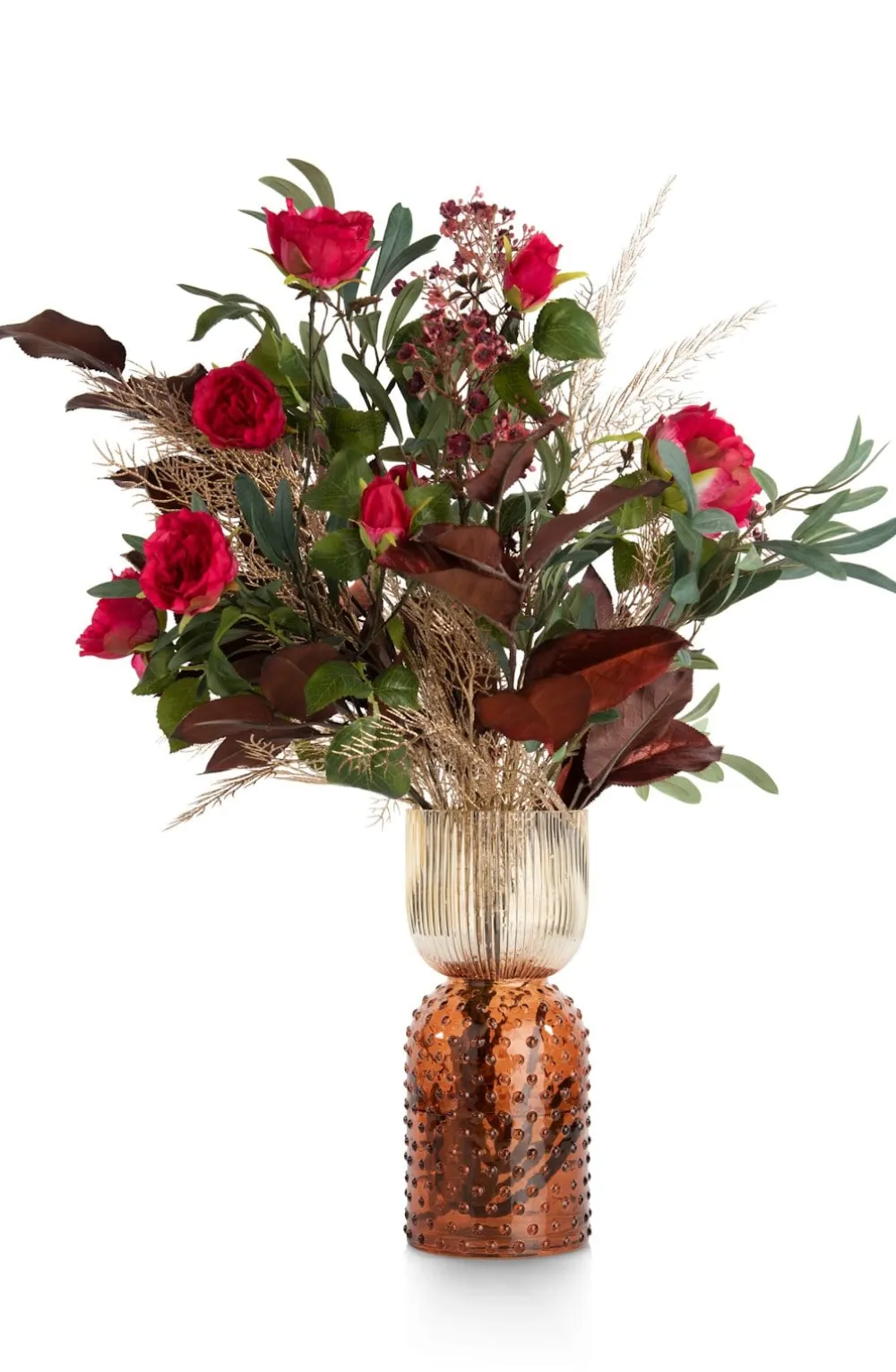 COCOmaison Kunstbloemen En -Planten>Olive Leaf Spray H82cm kunstbloem - Groen