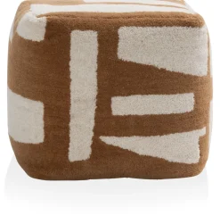 COCOmaison Poefs En Krukken>Olivia poef H40cm - Bruin