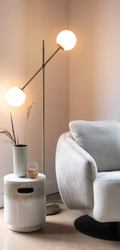 COCOmaison Vloerlampen>Oona vloerlamp 2*E27 - Goud