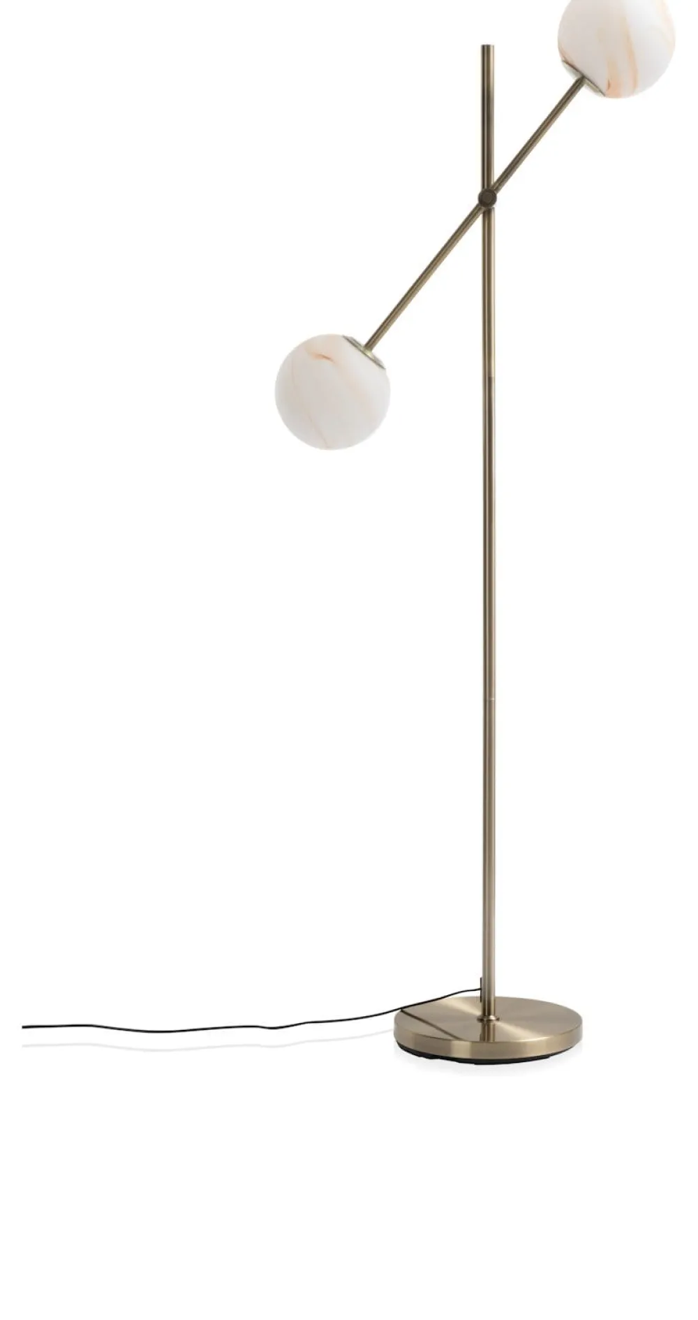 COCOmaison Vloerlampen>Oona vloerlamp 2*E27 - Goud