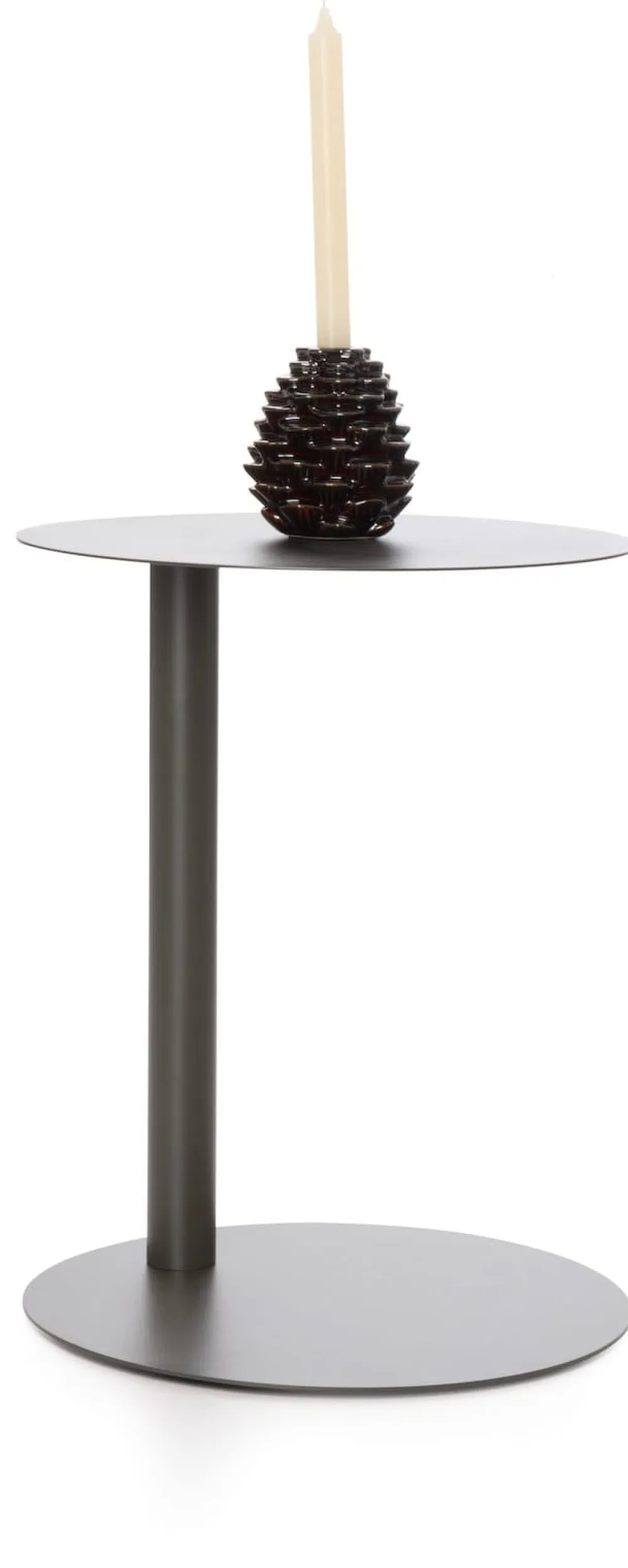 COCOmaison Bijzettafels>Owen bijzettafel H50cm - Antraciet