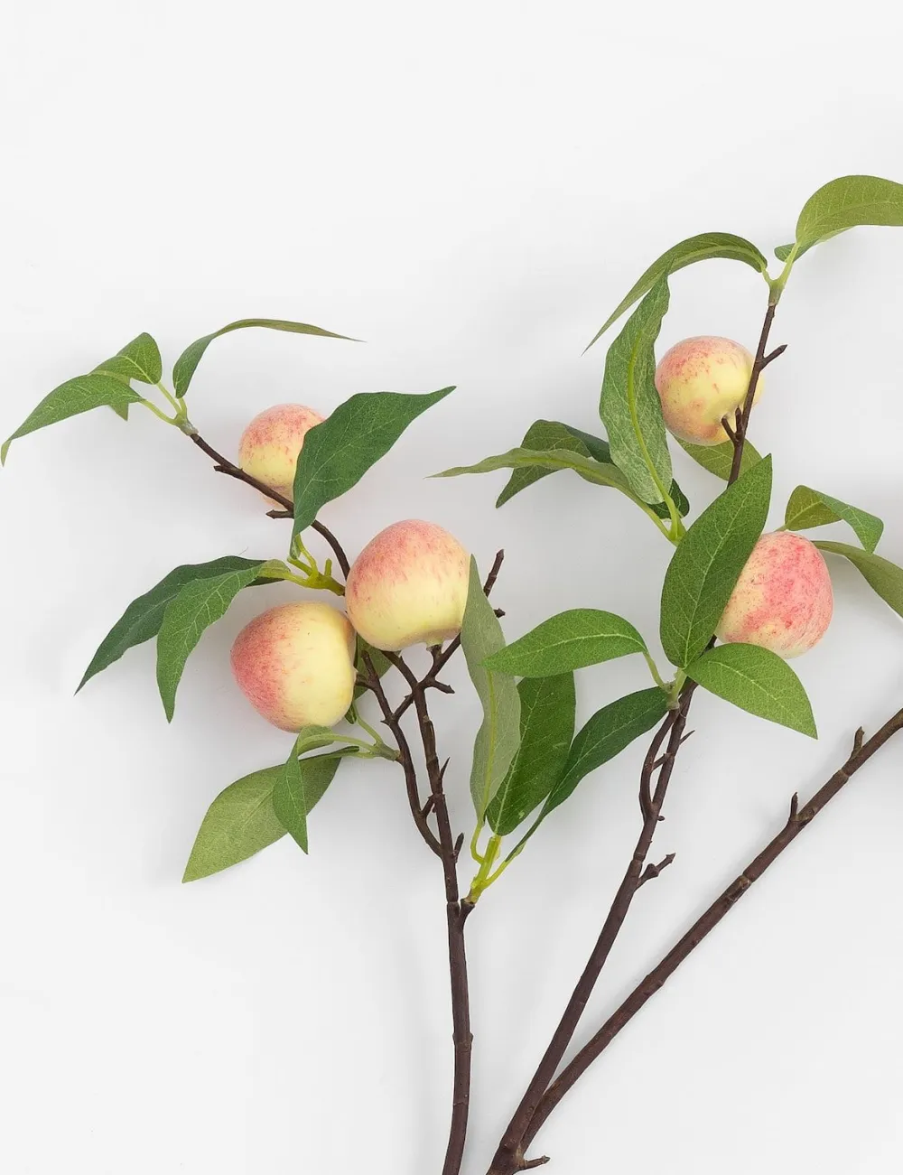 COCOmaison Kunstbloemen En -Planten>Peach spray kunstbloem H85cm - Oranje