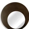 COCOmaison Spiegels En Wandspiegels>Pelle spiegel XL D80cm - Bruin
