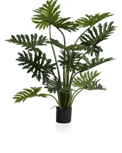 COCOmaison Kunstbloemen En -Planten>Philodendron Selloum kunstplant H125cm - Groen