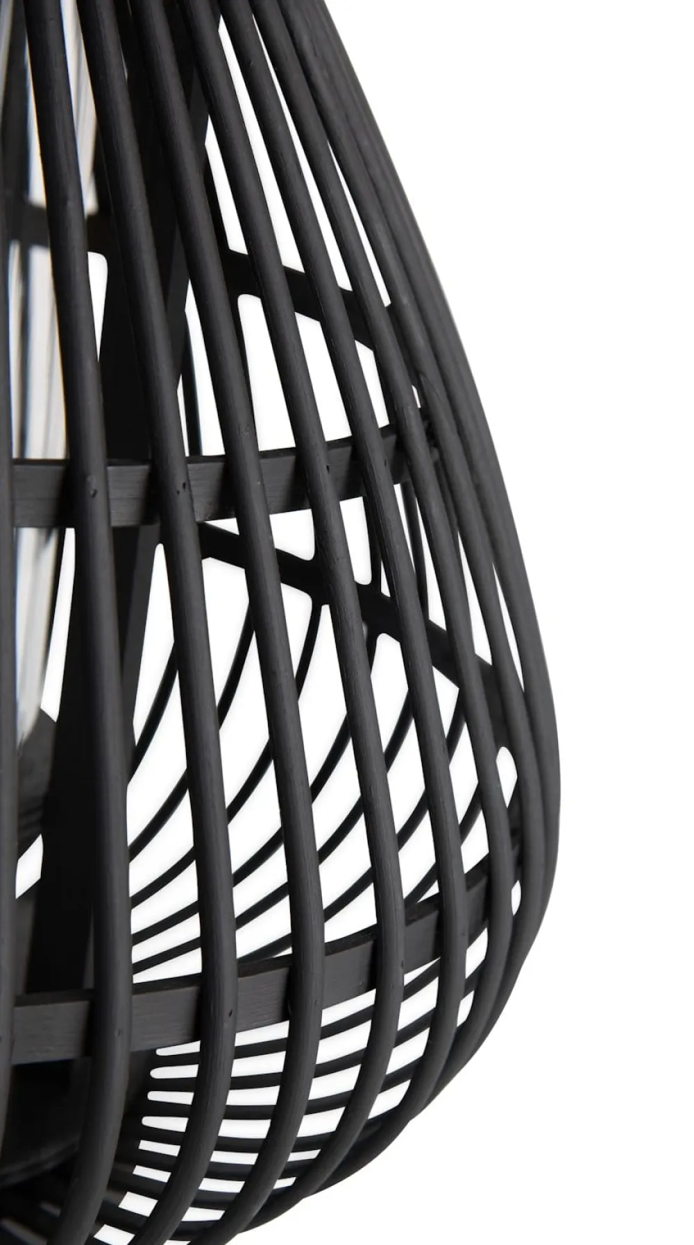 COCOmaison Kandelaars En Kaarsenhouders>Philou windlicht H26,5cm - Zwart