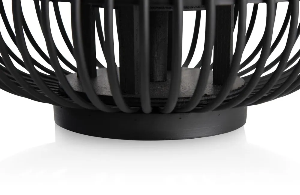 COCOmaison Kandelaars En Kaarsenhouders>Philou windlicht H26,5cm - Zwart