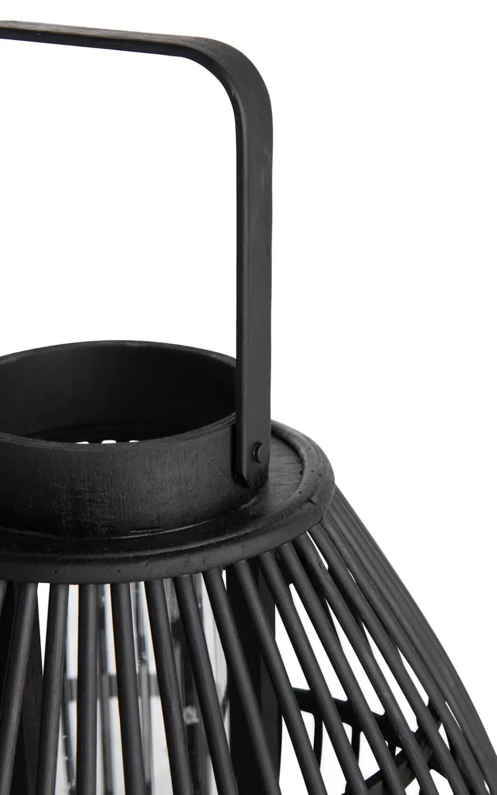 COCOmaison Kandelaars En Kaarsenhouders>Philou windlicht H26,5cm - Zwart