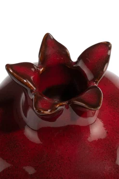 COCOmaison Kandelaars En Kaarsenhouders>Pomegranate kandelaar H12cm - Bordeaux