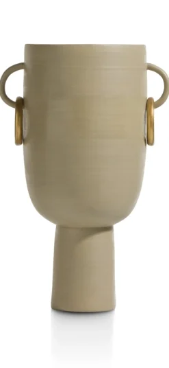 COCOmaison Vazen>Presley vaas H34cm - Beige
