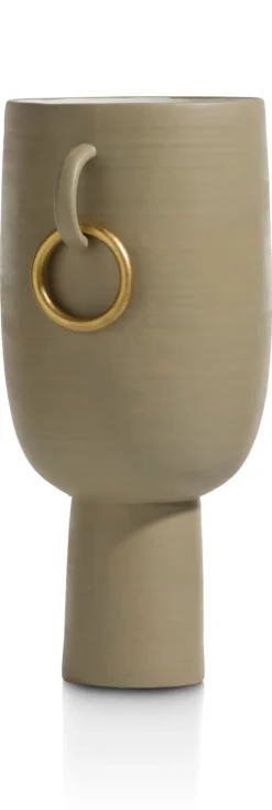 COCOmaison Vazen>Presley vaas H34cm - Beige