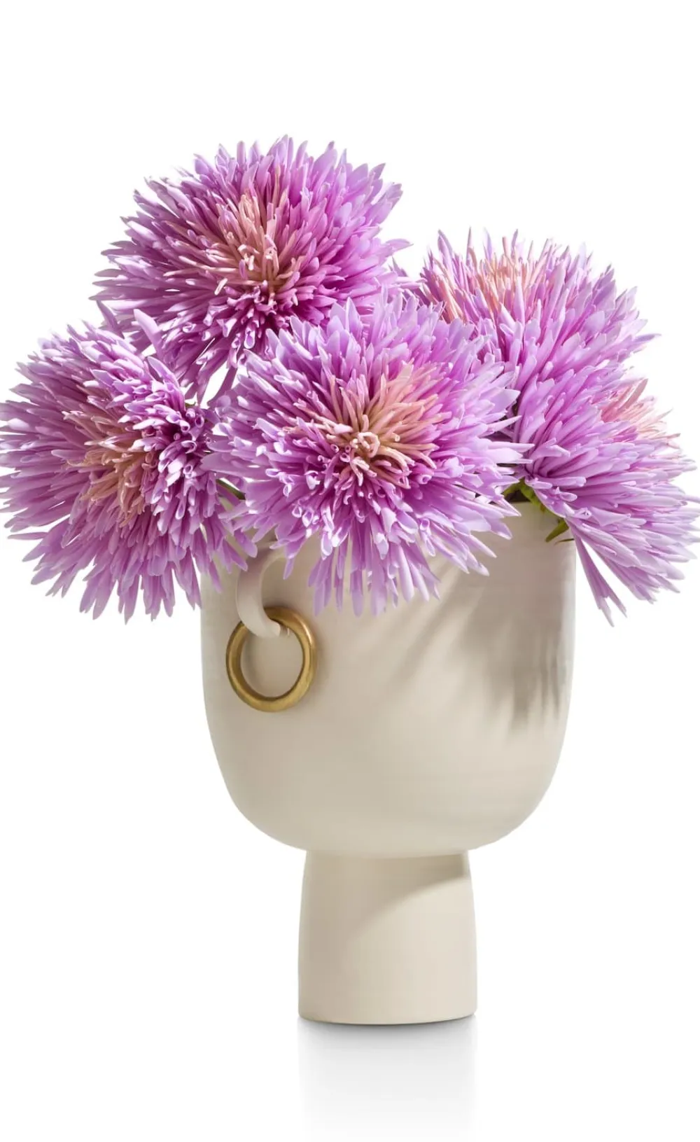 COCOmaison Vazen>Presley vaas H25cm - Cremekleurig