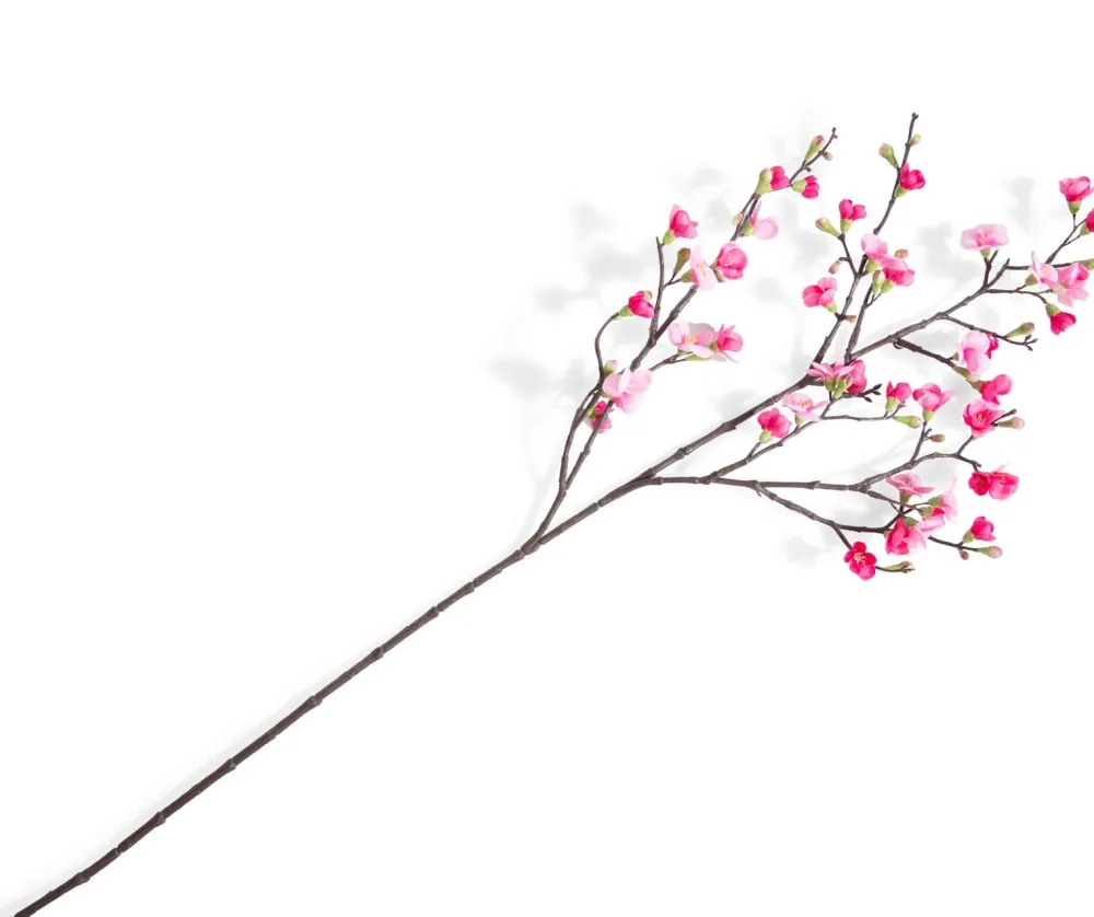 COCOmaison Kunstbloemen En -Planten>Qunince Spray H97cm kunstbloem - Roze